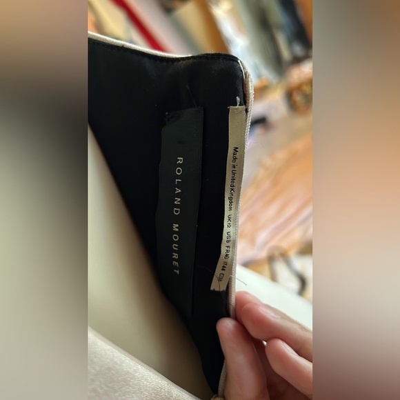 Roland Mouret Color Block Asymmetric Long Dress - Picture 8 of 13